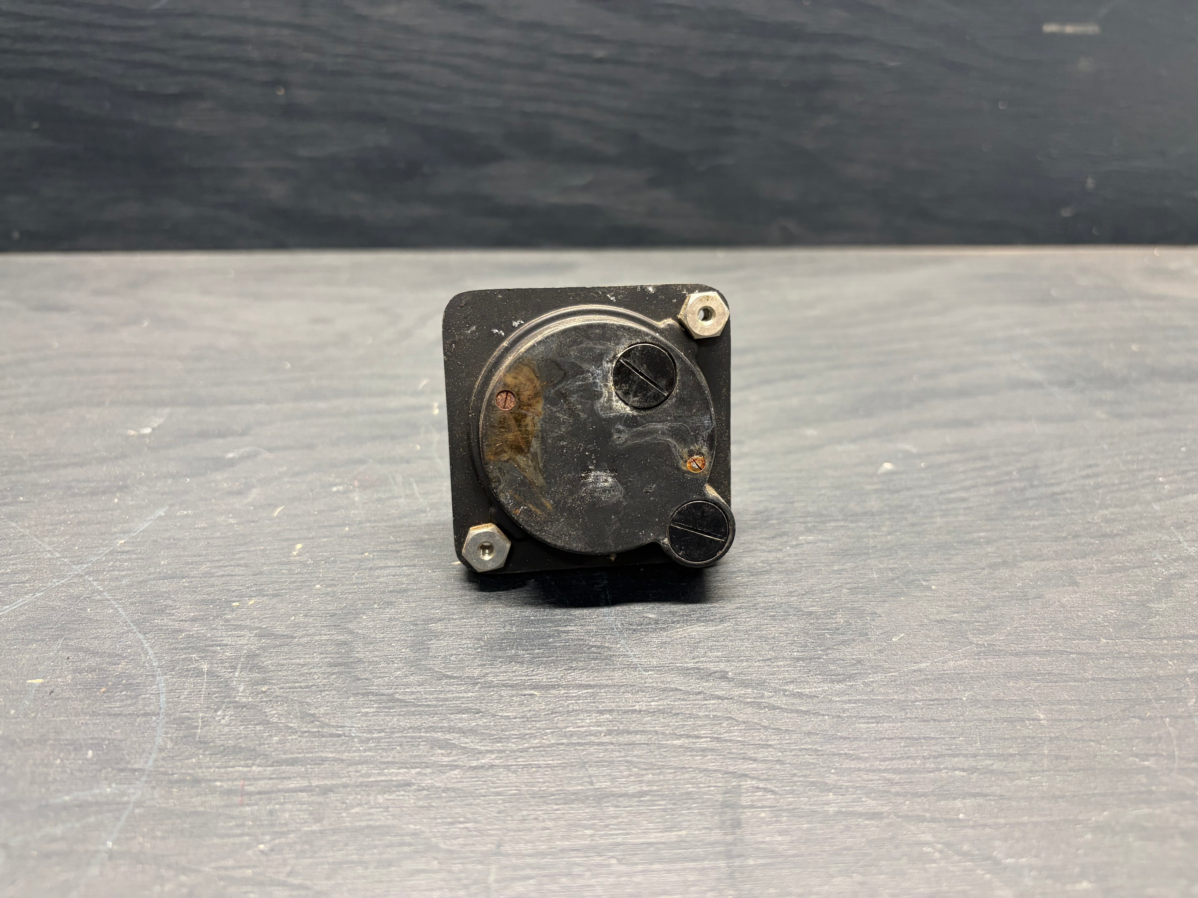 Wakmann 8-day aircraft panel clock.
