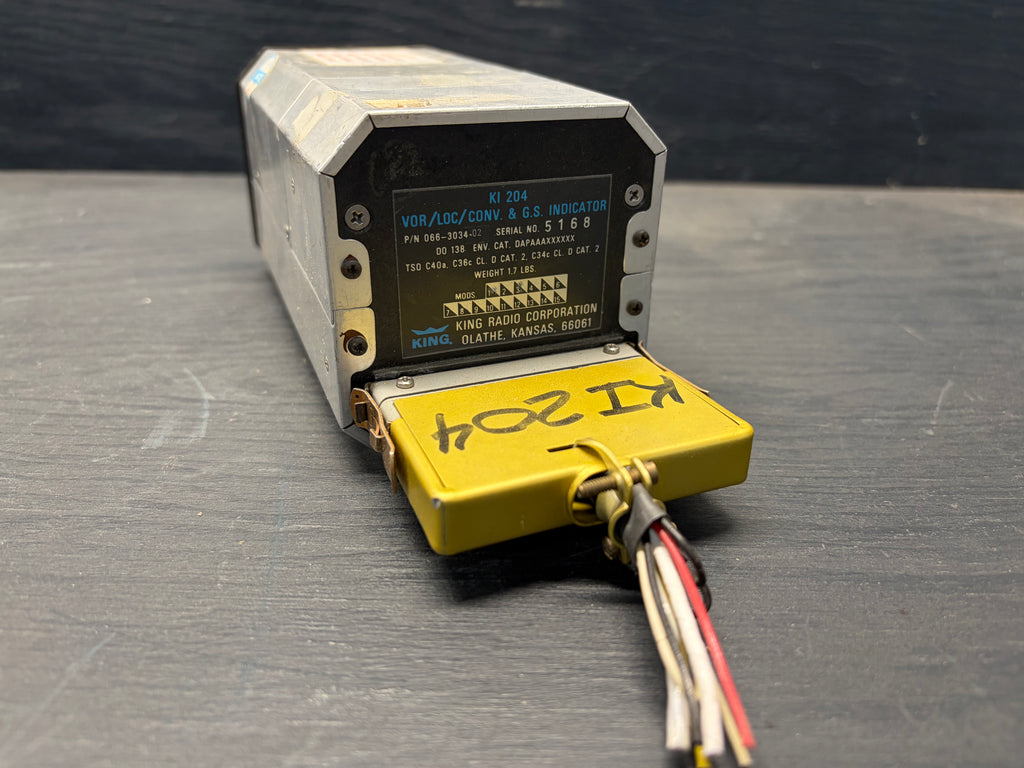 King KI 204 VOR/LOC/Converter & Glideslope Indicator