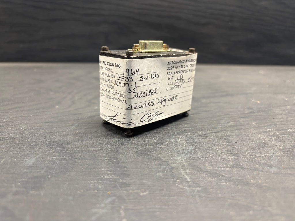 Century Flight Systems GPSS Annunciator Switch