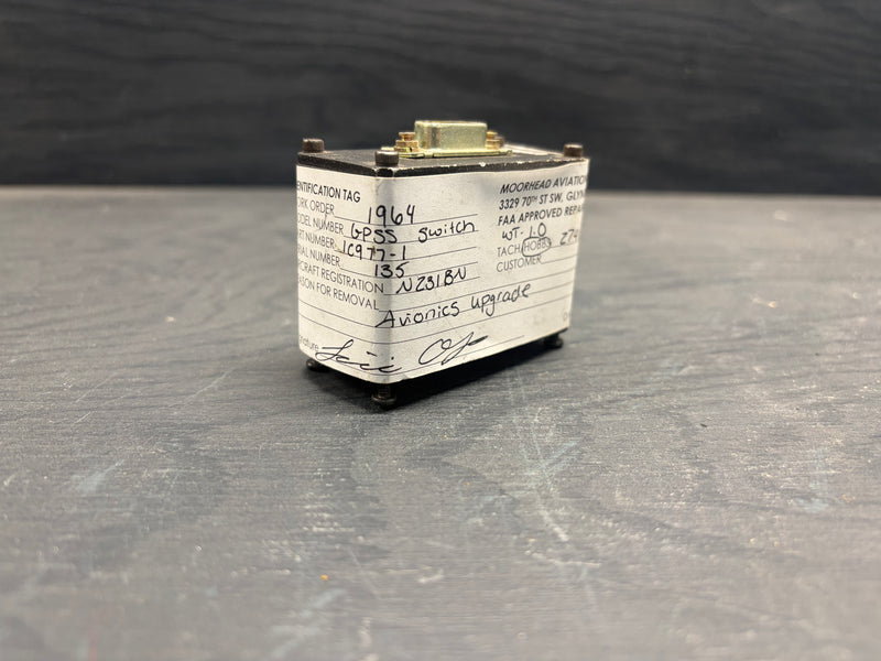 Century Flight Systems GPSS Annunciator Switch