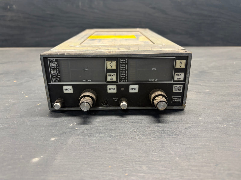 McCoy Avionics MAC 1700V Control/Display Unit