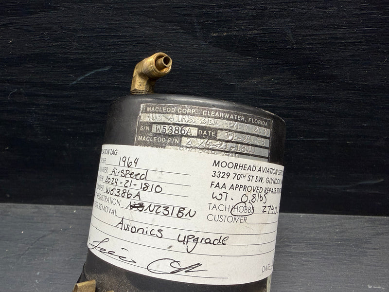 Macleod True Airspeed Indicator (Type 2030)