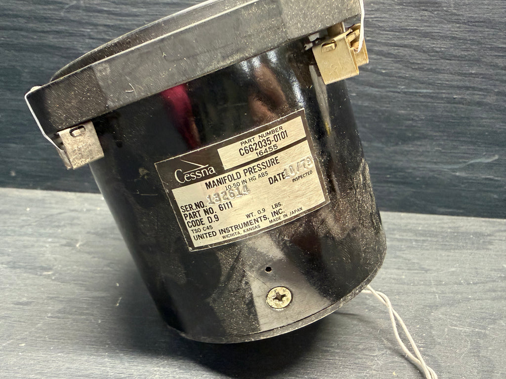 Cessna / United Instruments Manifold Pressure Gauge