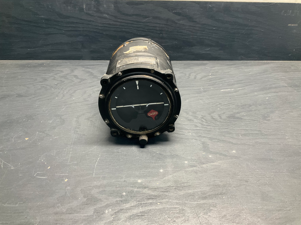 Jack & Heintz AN 5736-1 Gyro Horizon Indicator (Mfr. P/N JH6500, S/N AF 43-8329)