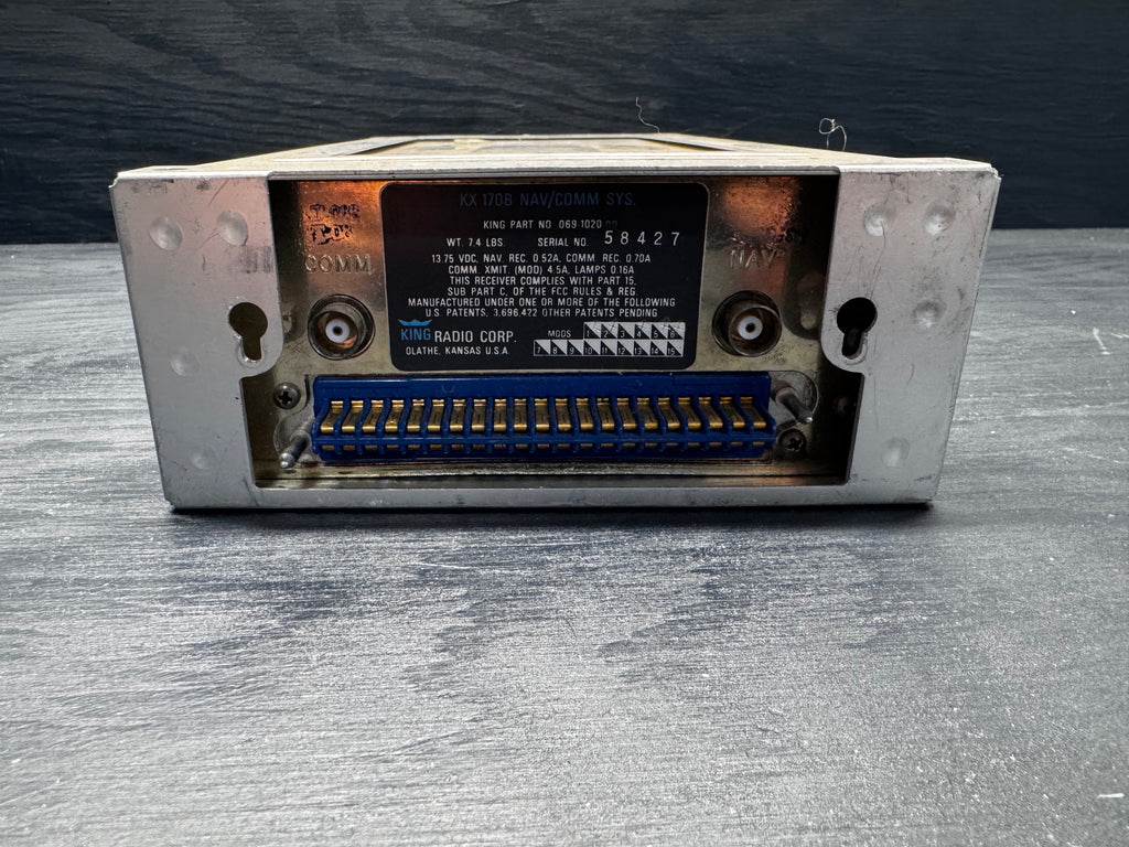 King - KX 170B Nav/Com Radio