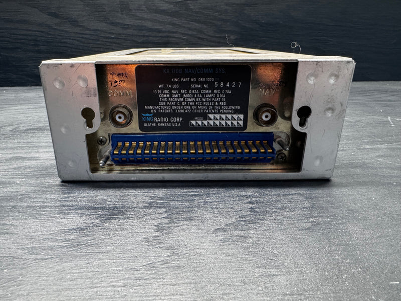 King - KX 170B Nav/Com Radio